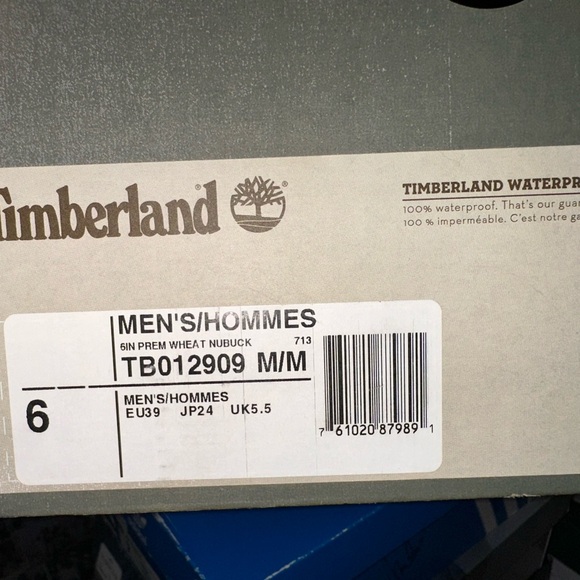 Tan 6” Timberland Boots - Picture 5 of 5